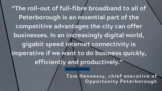 CityFibre Peterborough quote