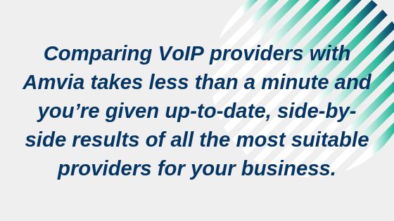 Comparing VoIP providers with Amvia